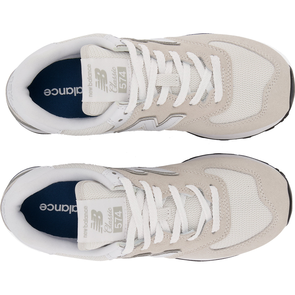 スニーカー NEW BALANCE Women Sneakers ML574EVW NIMBUSCLOU BEIGE New Balance Women's 574 Sneaker in Nimbus Cloud with White