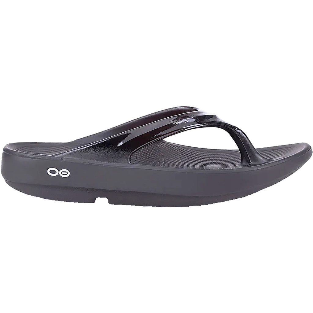 Womens Oofos Women's OOFOS OOlala Black Synthetic Black Synthetic