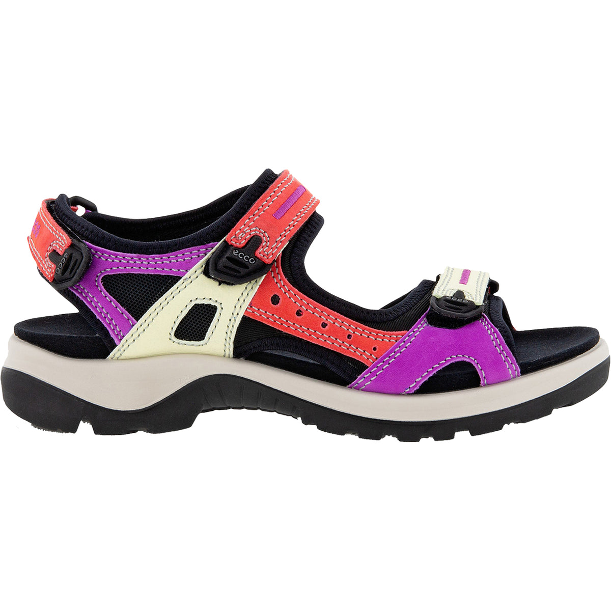 Ecco Yucatan Multi Color Hibiscus | Women's Sandals Footwear etc.
