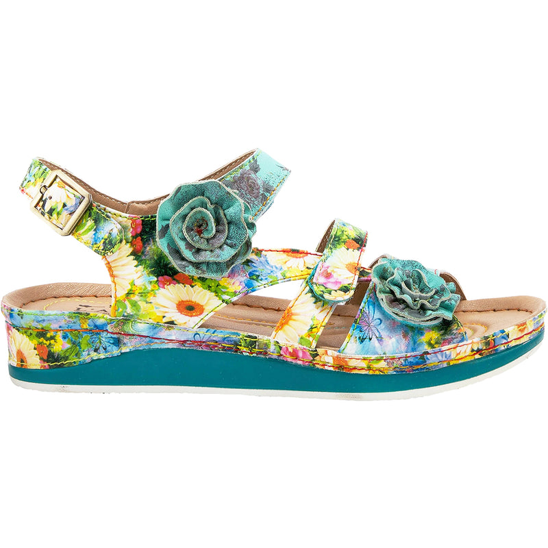Women's L'Artiste by Spring Step Joelina Turquoise Multi Leather