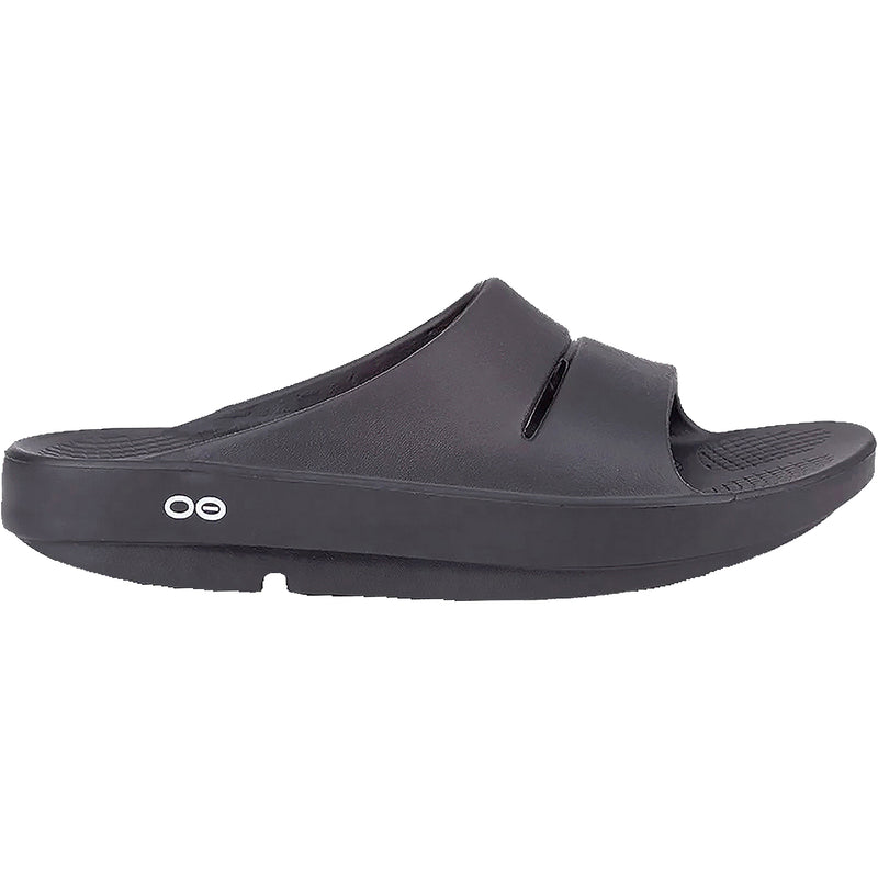 Unisex OOFOS OOahh Black Synthetic