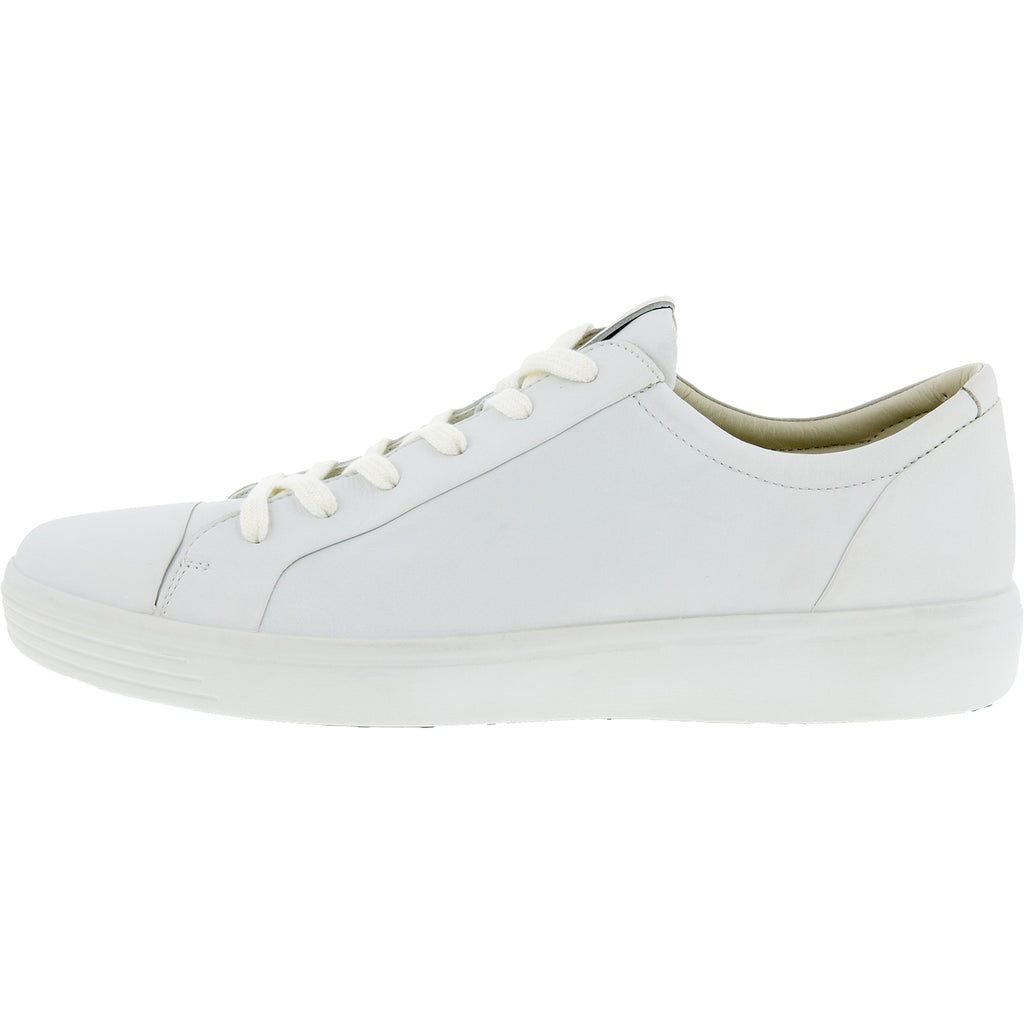 Mens Ecco Men's Ecco Soft 7 City Sneaker White Leather White Leather