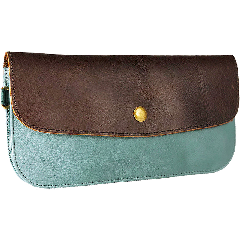 Women's Osgoode Marley Clea Wallet Teal Leather