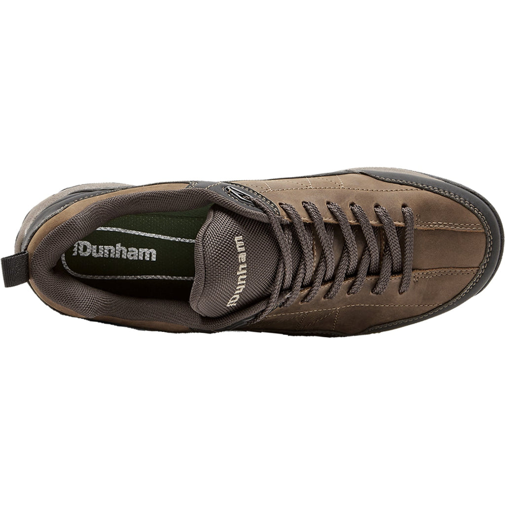 Mens Dunham Men's Dunham Cloud Plus Lace-Up Trekker Brown Leather Brown Leather