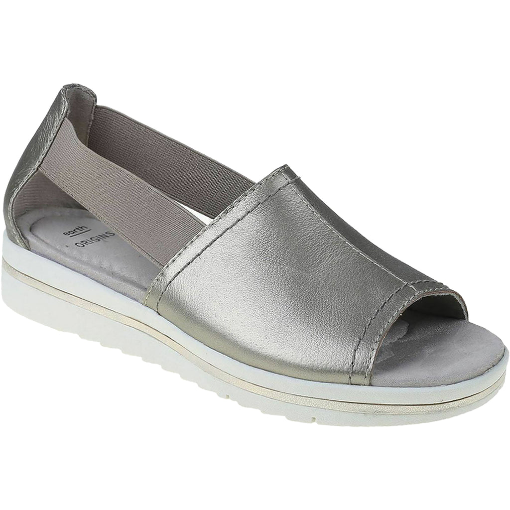 Womens Earth Women's Earth Connie Platinum Leather Platinum Leather
