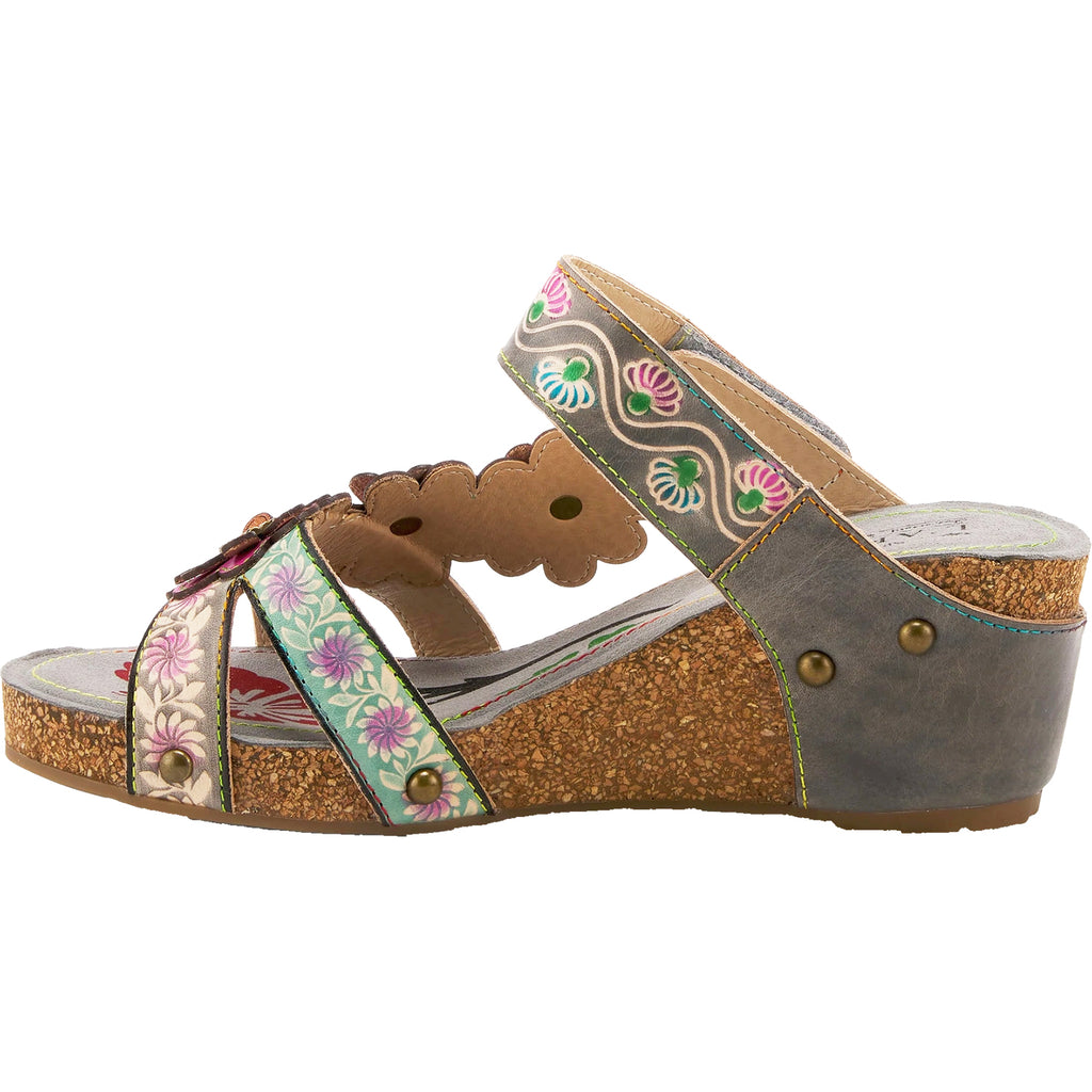 Womens L'artiste by spring step Women's L'Artiste by Spring Step Delight Grey Multi Leather Grey Multi Leather