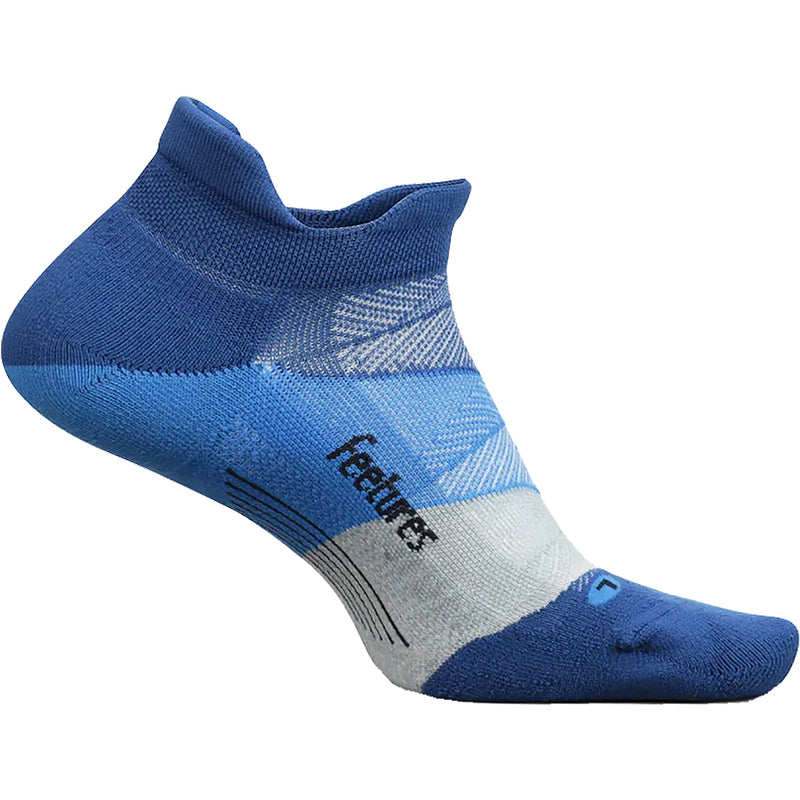 Women's Feetures Elite Light Cushion No Show Tab Socks Buckle Up Blue