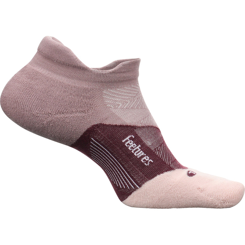 Women's Feetures Elite Max Cushion No Show Tab Socks Lilac Mauve