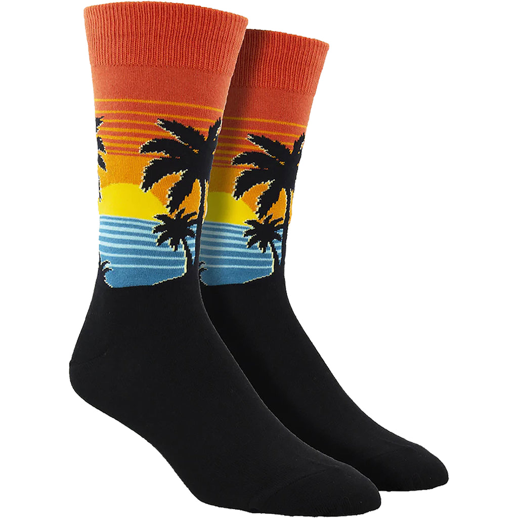 Mens Socksmith design Men's Socksmith Find Your Beach Socks Black Black