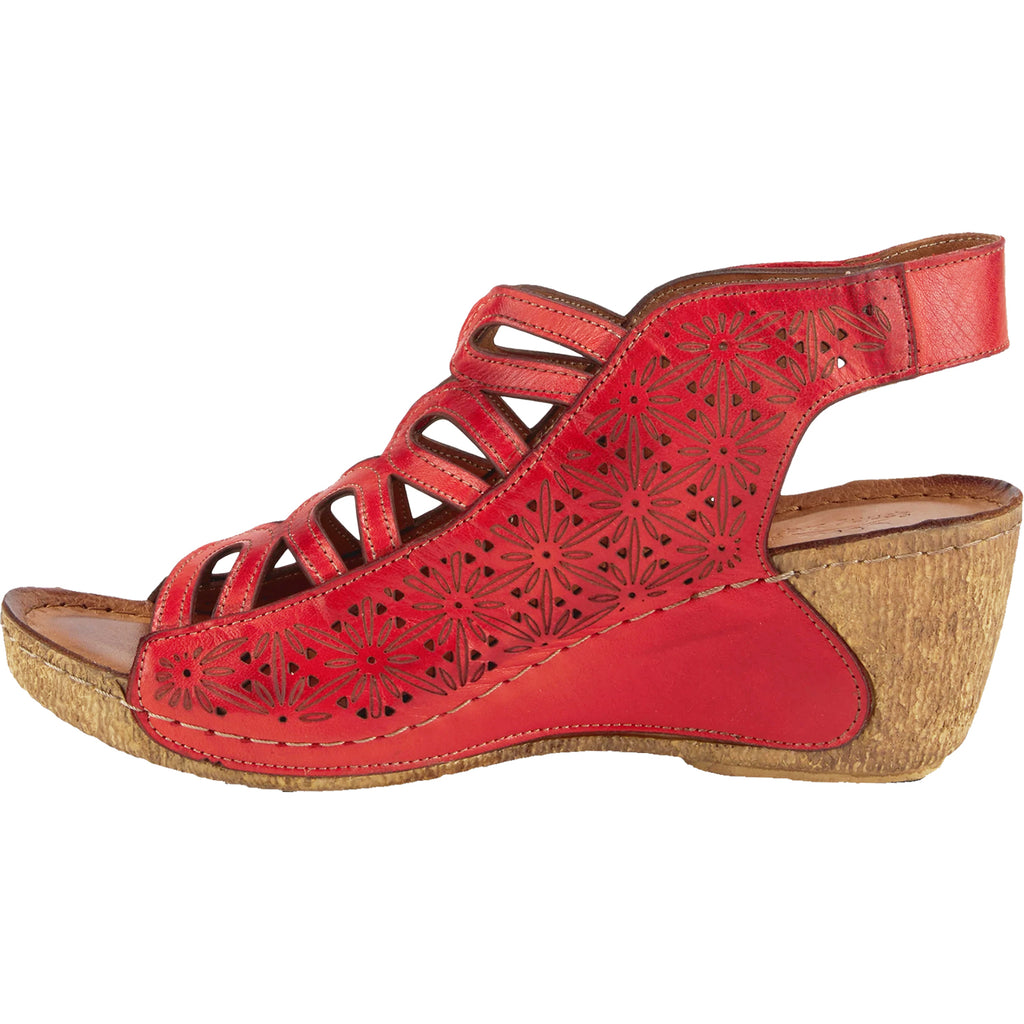 Womens Spring step Women's Spring Step Inocencia Red Leather Red Leather