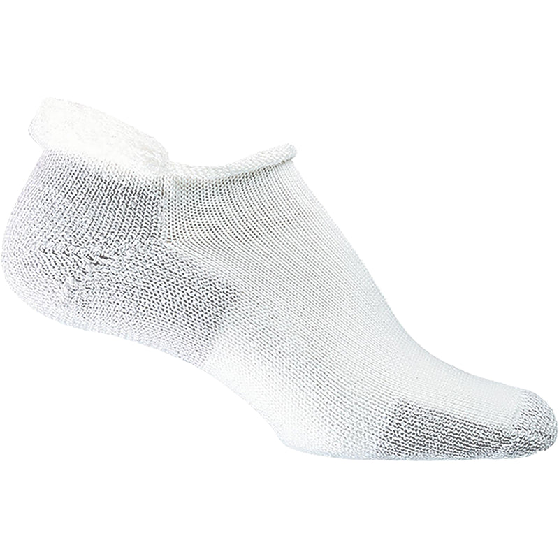 Unisex Thorlo J Running Maximum Cushion Rolltop Socks White/Platinum