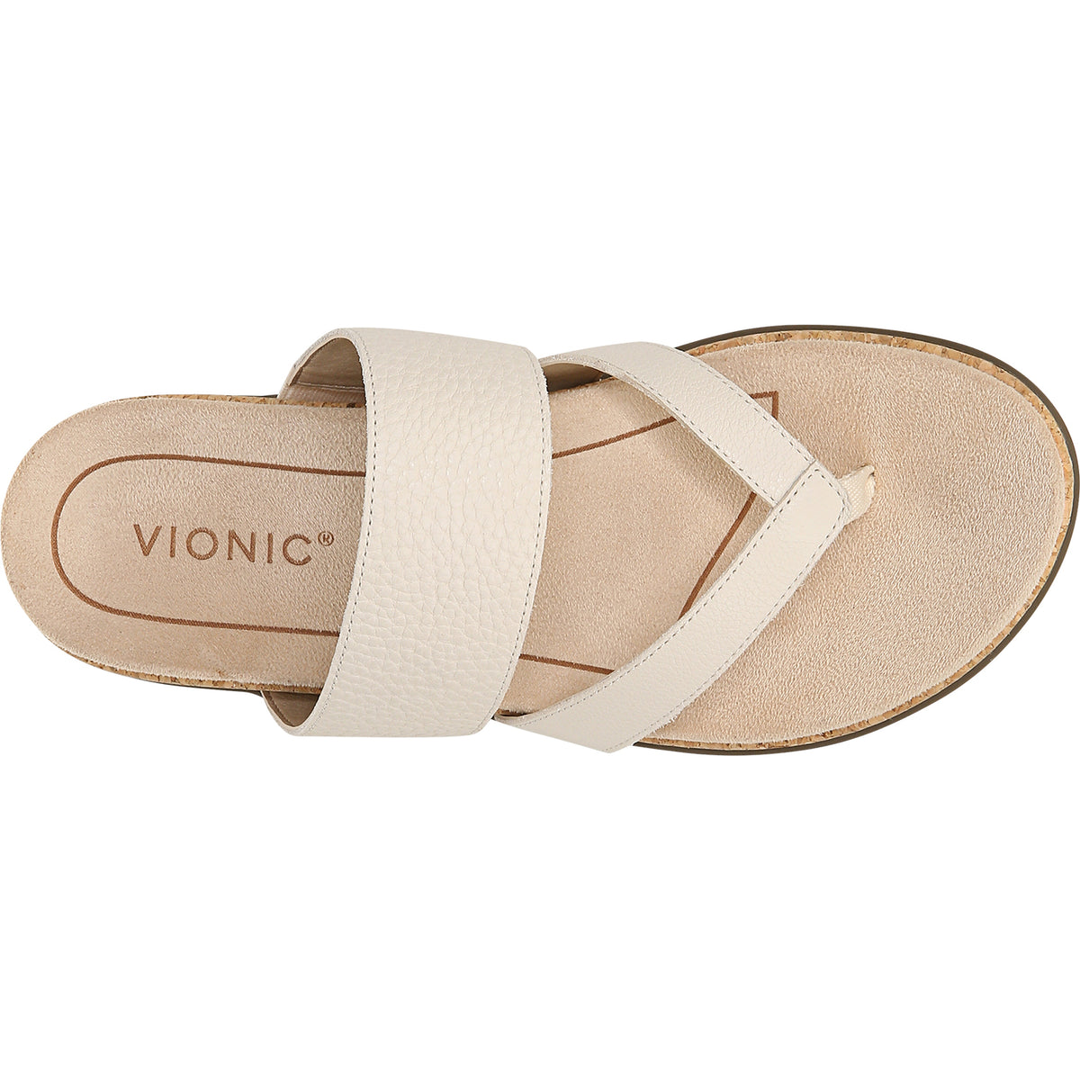 Vionic Marvina Cream | Women's Thong Sandals | Footwear etc.