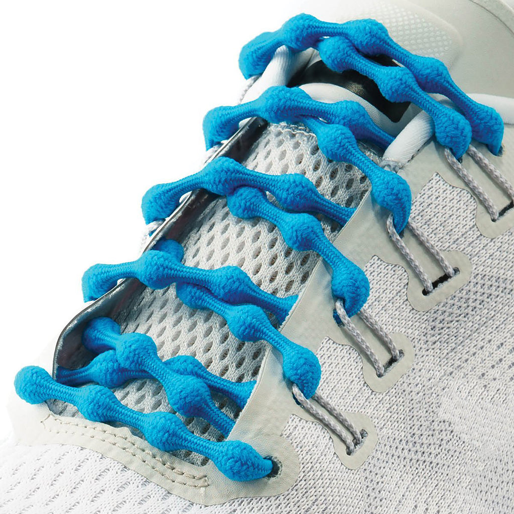 Unisex Caterpy Unisex Caterpy Run Performance Elastic No Tie Shoelaces Tropical Blue Tropical Blue