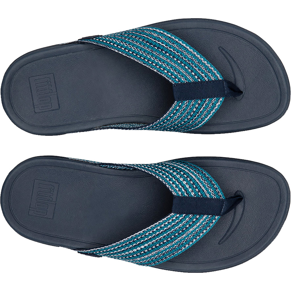 Womens Fit flop Women's FitFlop Surfa Sea Blue Fabric Sea Blue Fabric