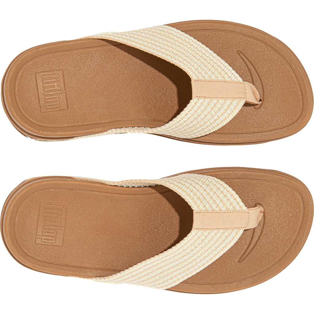 Womens Fit flop Women's FitFlop Surfa Cream Mix Fabric Cream Mix Fabric