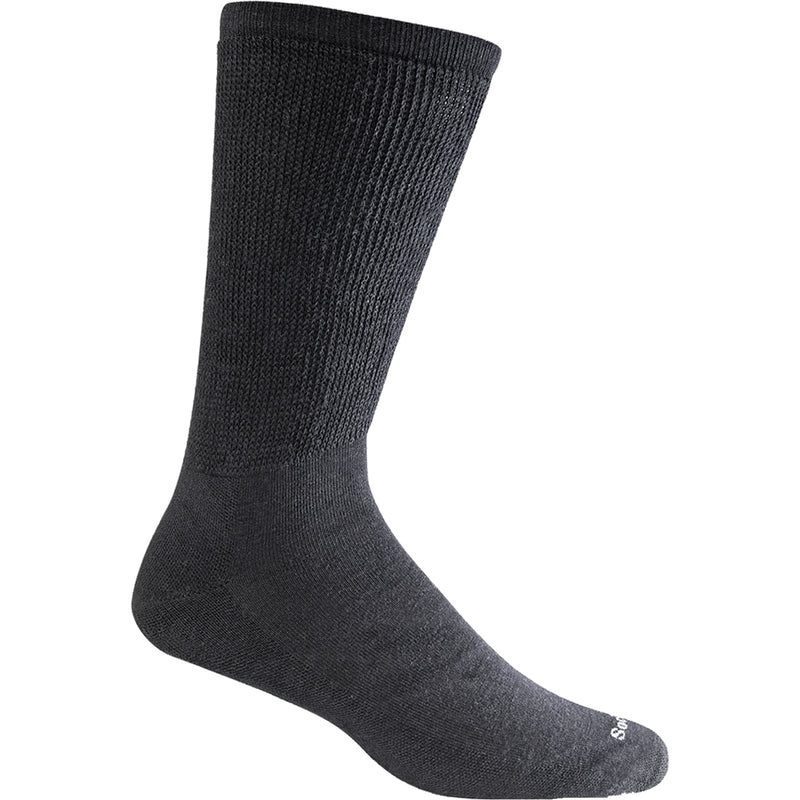 Men's Sockwell Extra Easy Black Crew Socks
