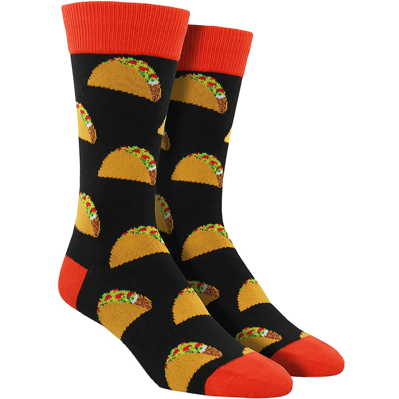 Men's Socksmith Tacos Socks Black
