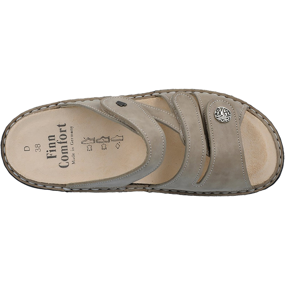 Finn Comfort Ventura Beige | Women's Slide Sandals | Footwear etc.