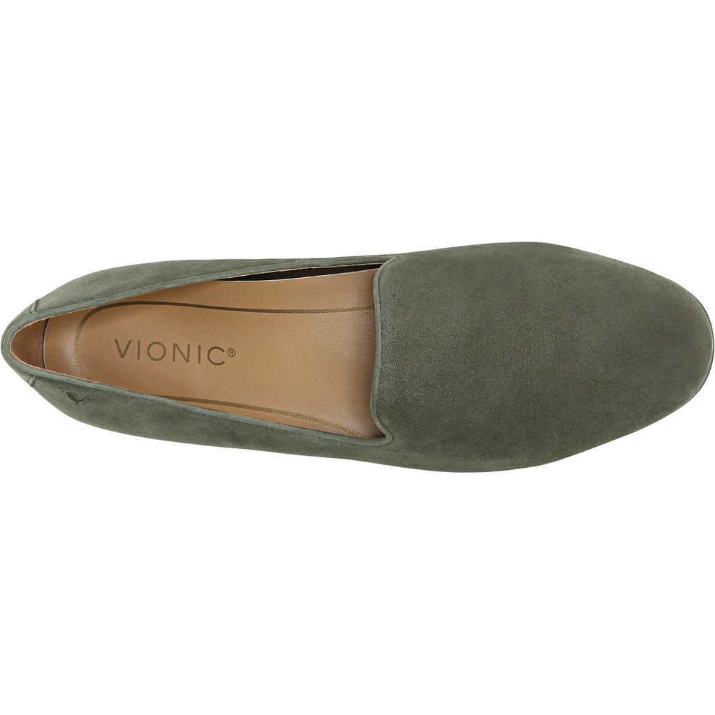 Womens Vionic Women's Vionic Willa Olive Suede Olive Suede