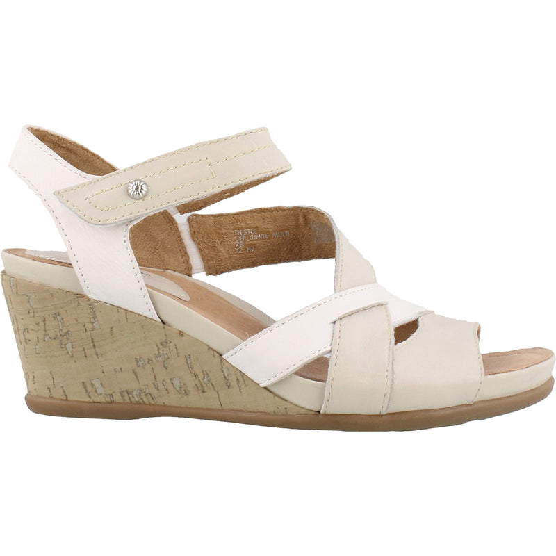 Women's Earth Thistle Off White Leather