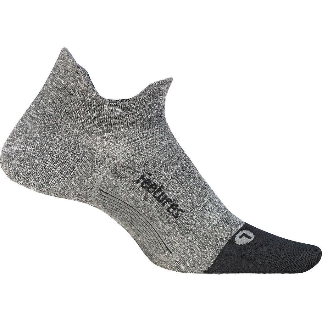Unisex Feetures Unisex Feetures Elite Ultra Light No Show Tab Socks Grey Grey