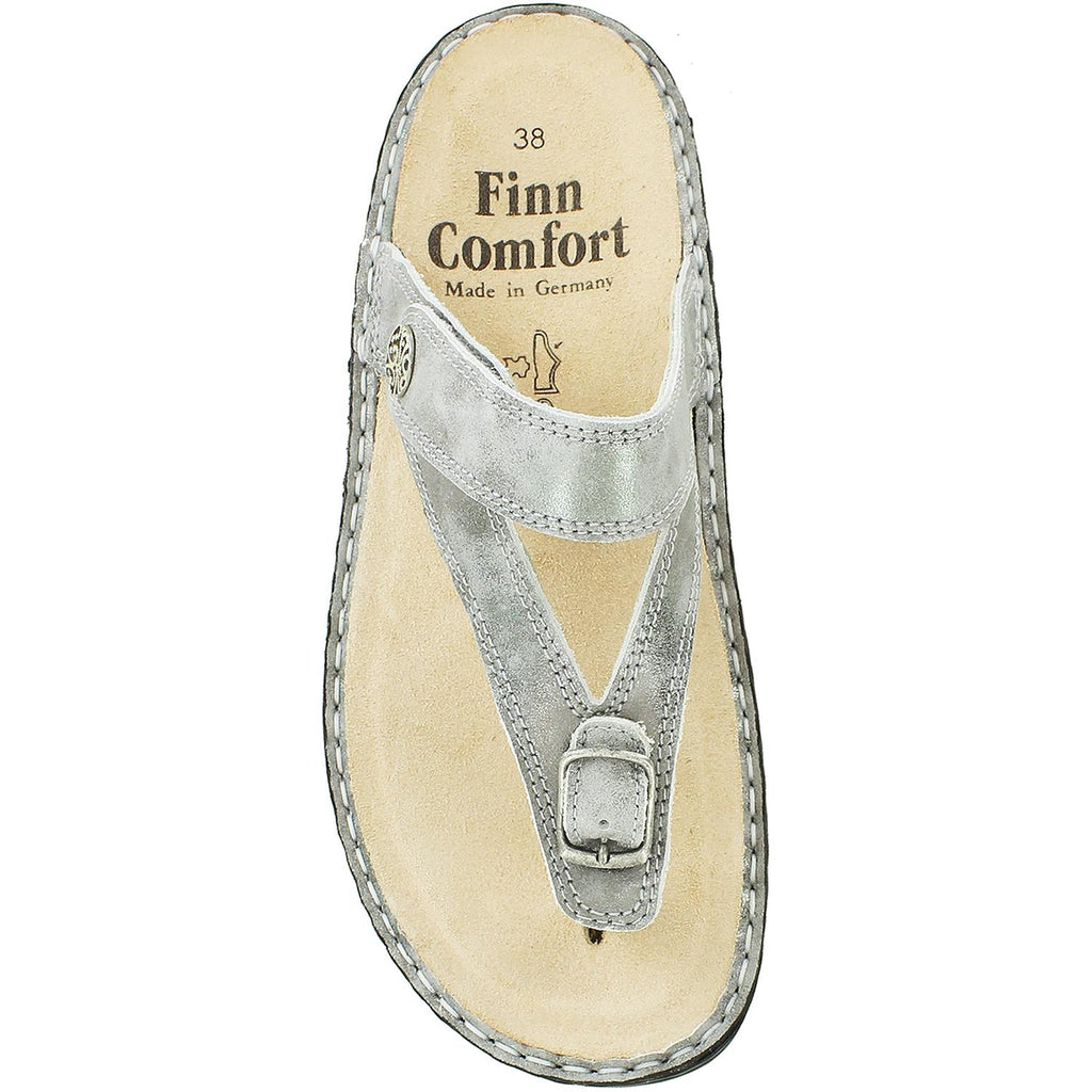 Womens Finn comfort Women's Finn Comfort Alexandria Marley Silver Leather Marley Silver Leather