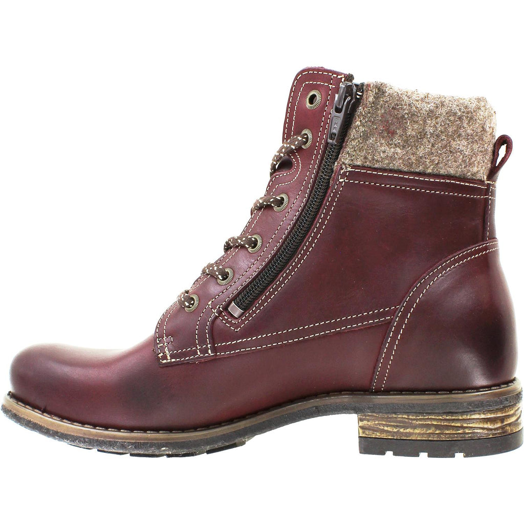 Womens Taos Women's Taos Cutie Deep Red Leather Deep Red Leather