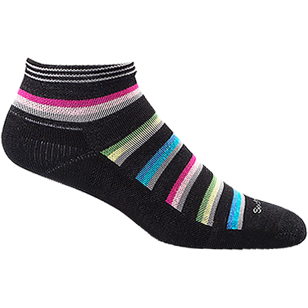 Womens Sockwell Women's Sockwell Sport Ease Bunion Relief Ankle Socks Black Stripe Black Stripe