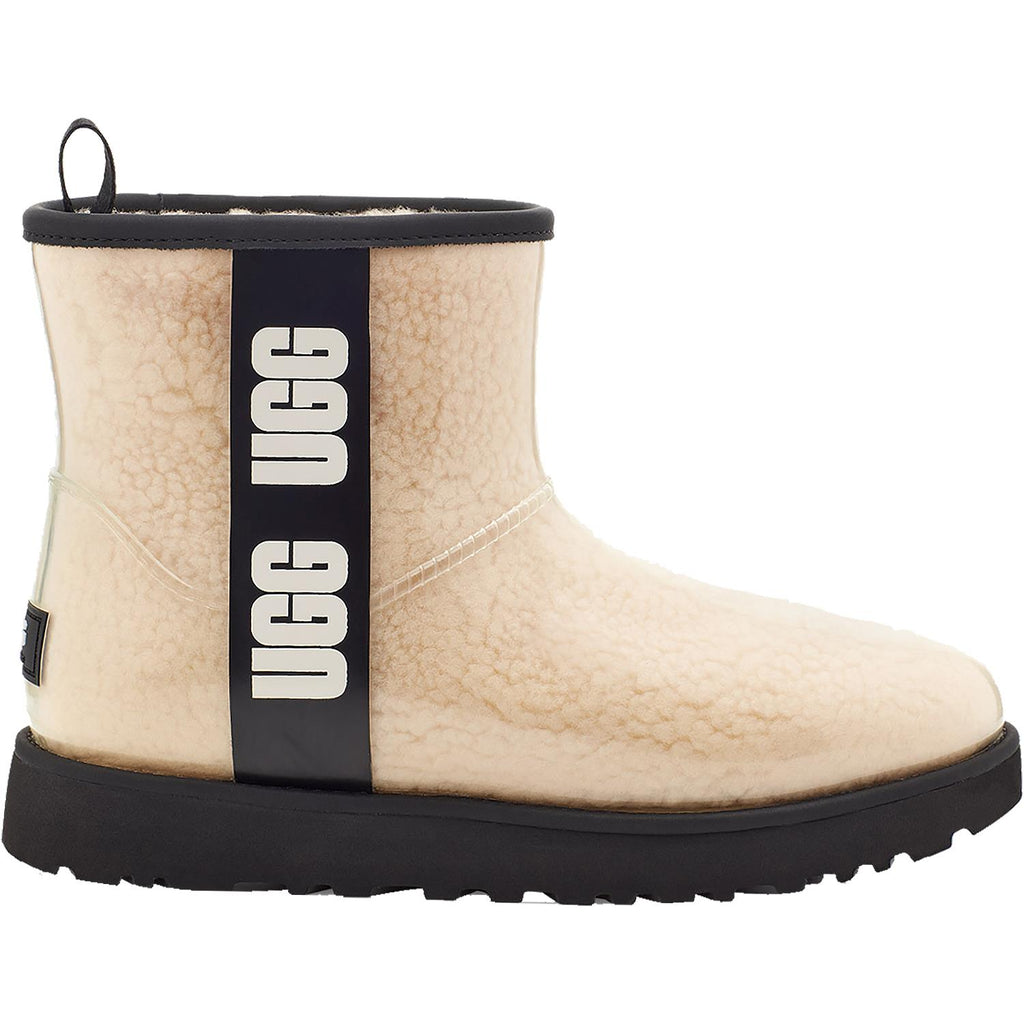 Womens Ugg Women's UGG Classic Clear Mini Natural/Black Synthetic