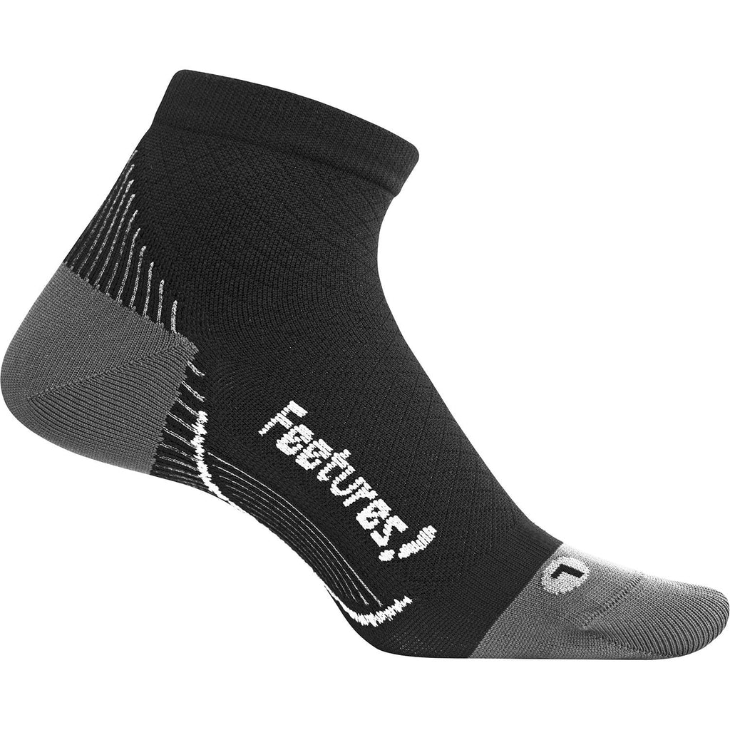 Unisex Feetures Unisex Feetures Plantar Fasciitis Relief Light Cushion Quarter Socks Black Black
