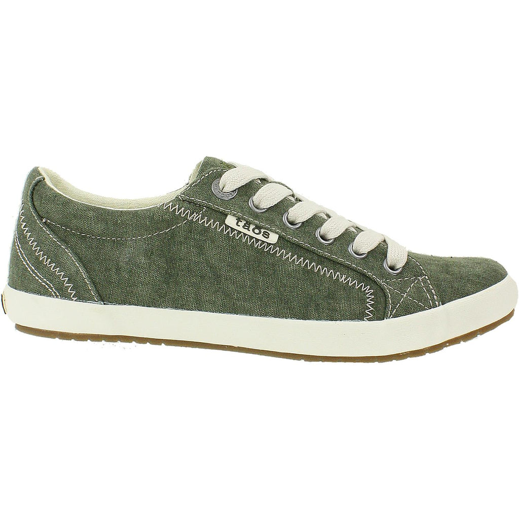 Womens Taos Women's Taos Star Olive Washed Canvas Olive Washed Canvas