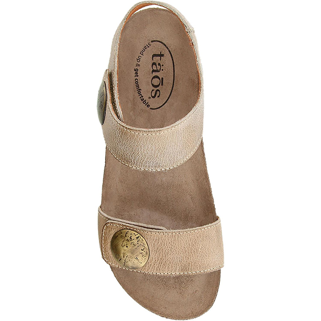Womens Taos Women's Taos Luckie Taupe Leather Taupe Leather