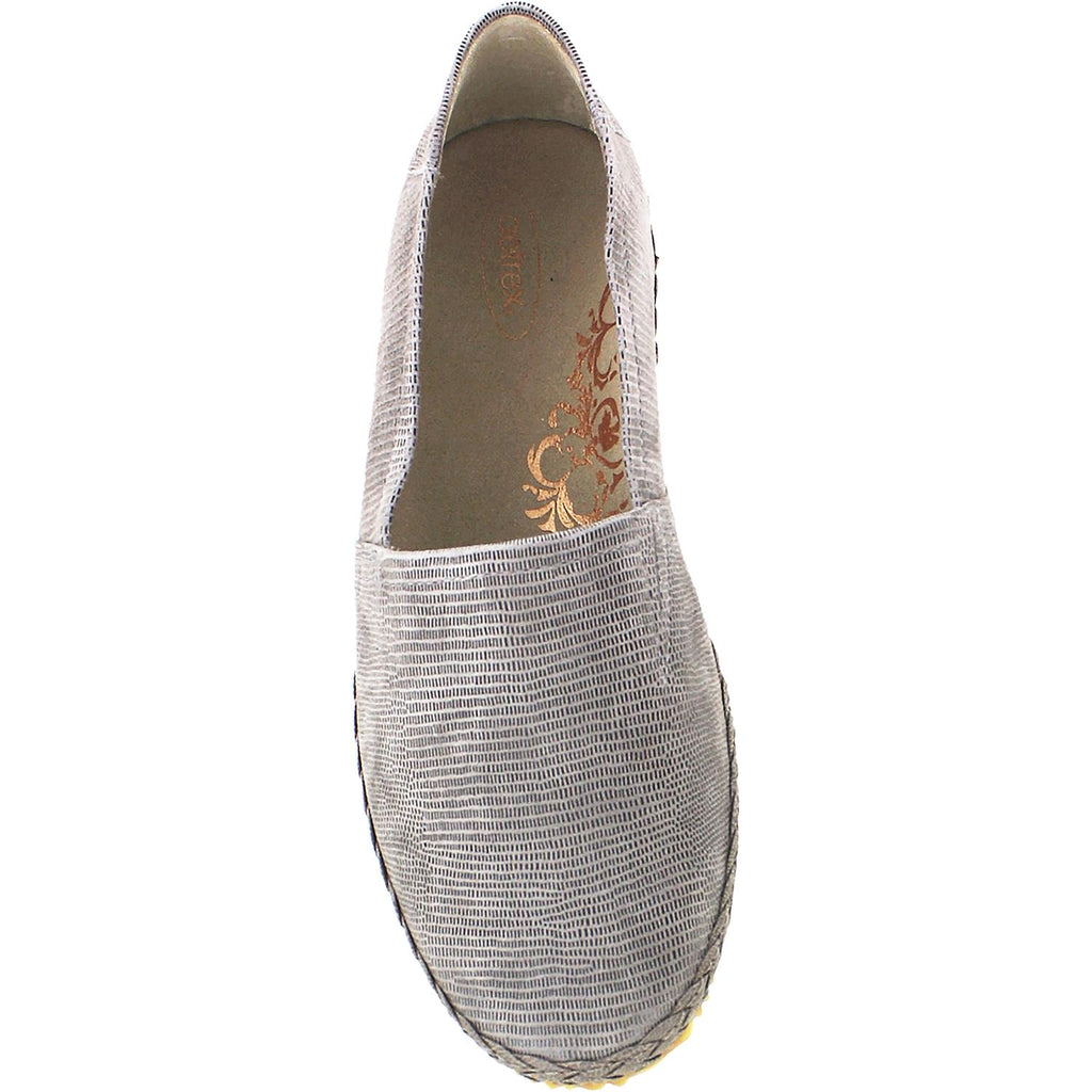 Womens Aetrex Women's Aetrex Kylie Slip-On Taupe Snake Leather Taupe Snake Leather