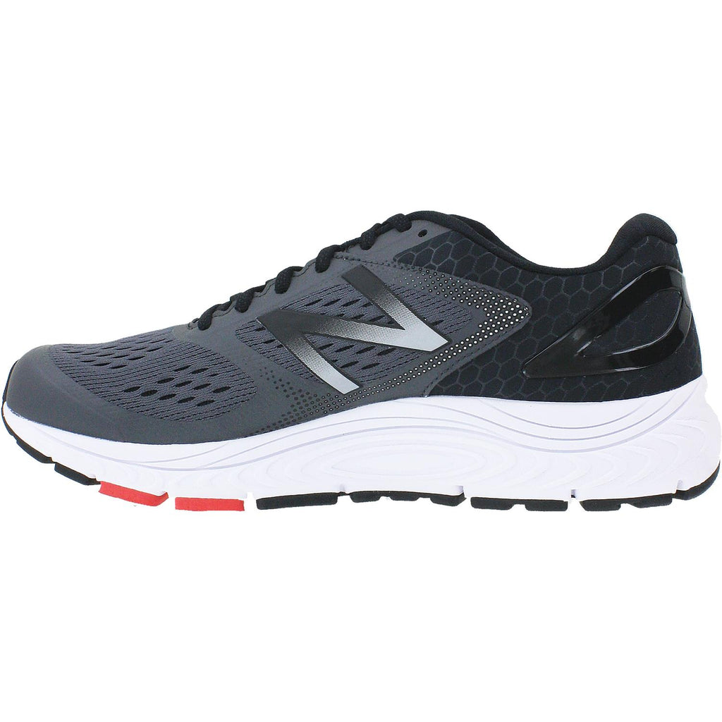 Mens New balance Men's New Balance M840GR4 Running Shoes Magnet/Energy Red Synthetic/Mesh Magnet/Energy Red Synthetic/Mesh
