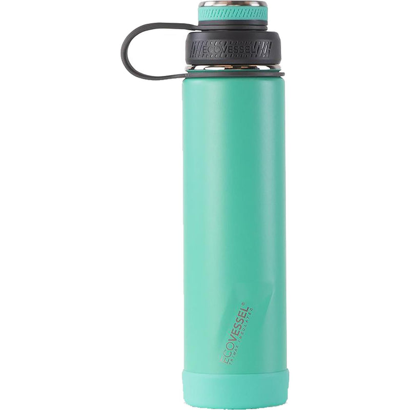 Unisex Ecovessel Boulder Insulated Water Bottle w/Strainer 24 OZ Aqua Breeze