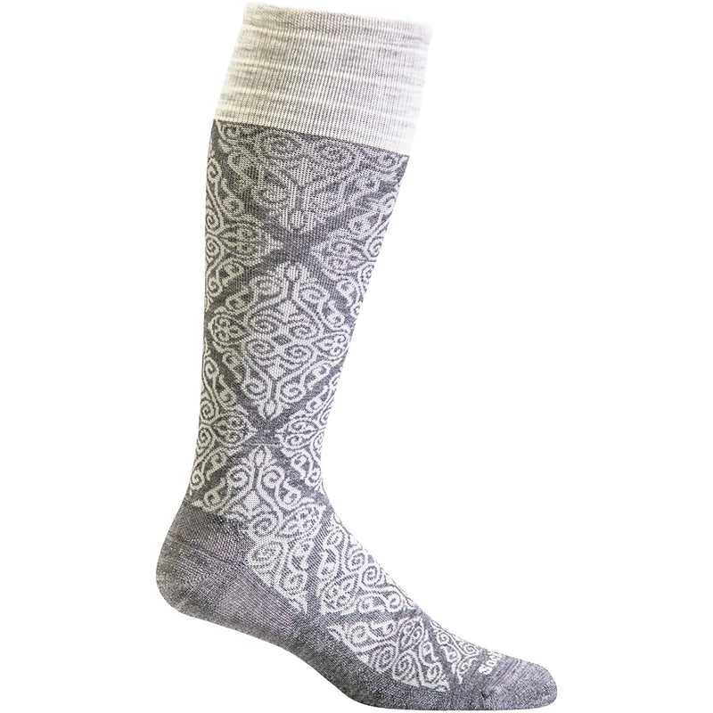 Women's Sockwell The Raj Knee High Socks 20-30 mmHg Charcoal