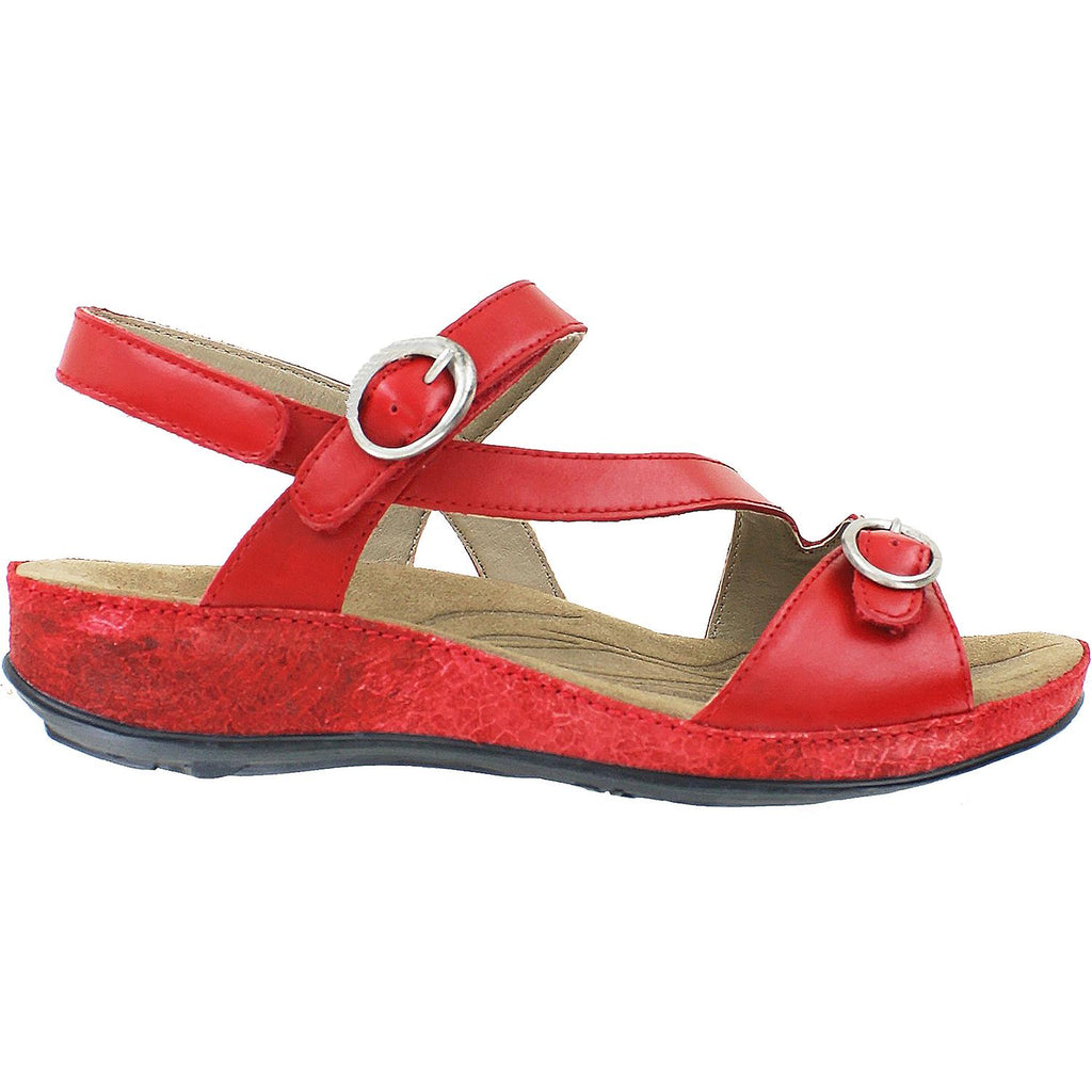 Womens Romika Women's Romika Fidschi 48 Red Leather Red Leather