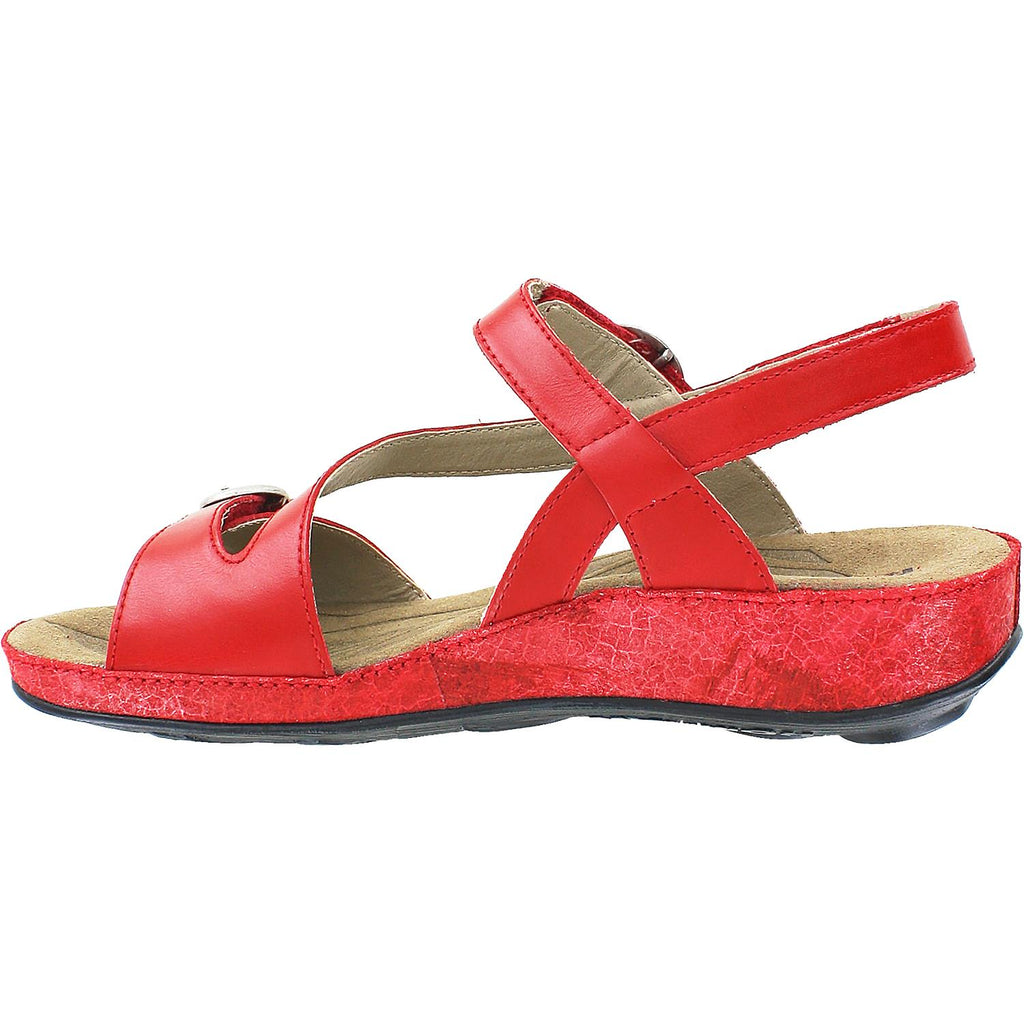 Womens Romika Women's Romika Fidschi 48 Red Leather Red Leather