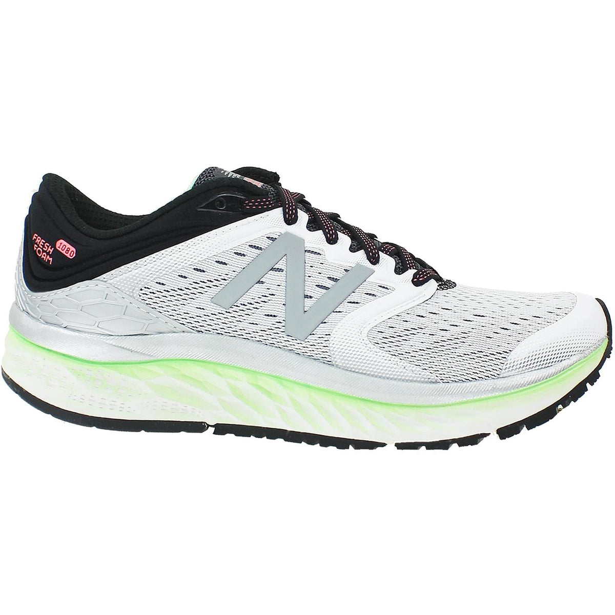 Women's New Balance W1080WB8 Fresh Foam Running Shoes White/Lime Glo/B –  Footwear etc.