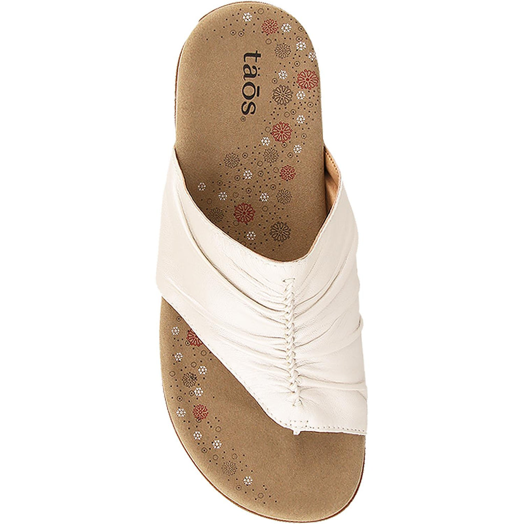 Womens Taos Women's Taos Gift 2 White Pearl Leather White Pearl Leather