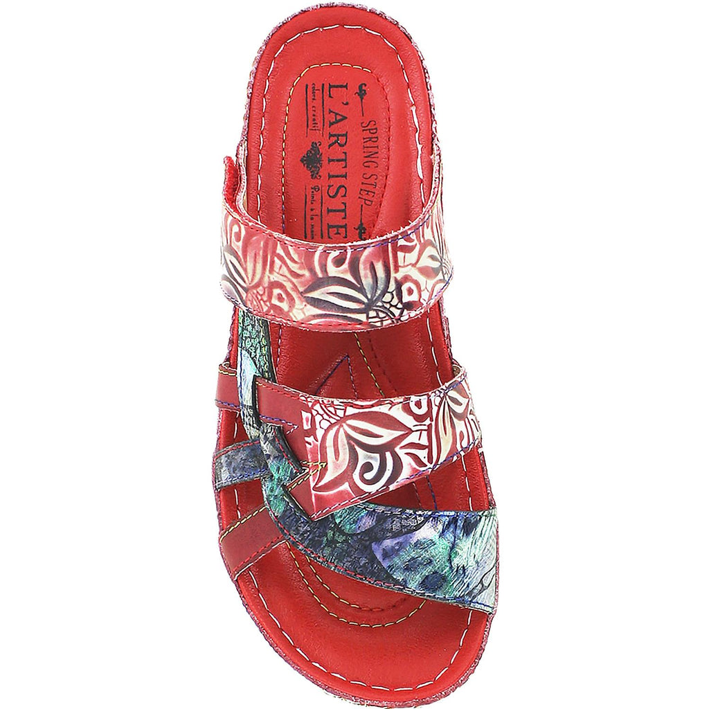 Womens L'artiste by spring step Women's L'Artiste by Spring Step Caiman Red Multi Leather Red Multi Leather