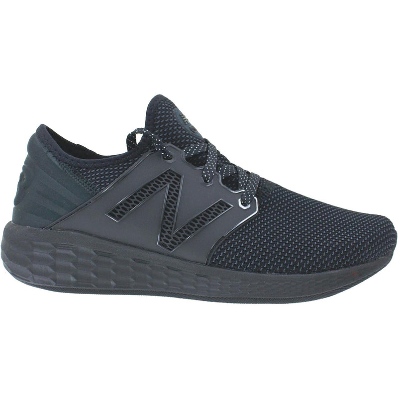Men's New Balance MCRUZRB2 Fresh Foam Cruz Running Shoes Black/Black Mesh