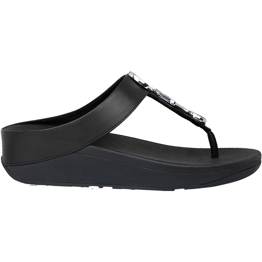Womens Fit flop Women's Fit Flop Leia Black Synthetic Black Synthetic