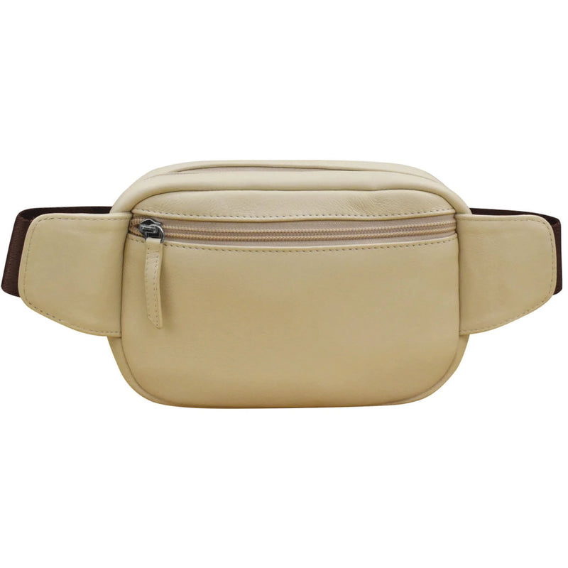 Women's ili New York Zip Belt Bag Bone Leather