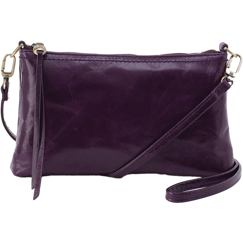 Women's Hobo Darcy Purple Polished Leather