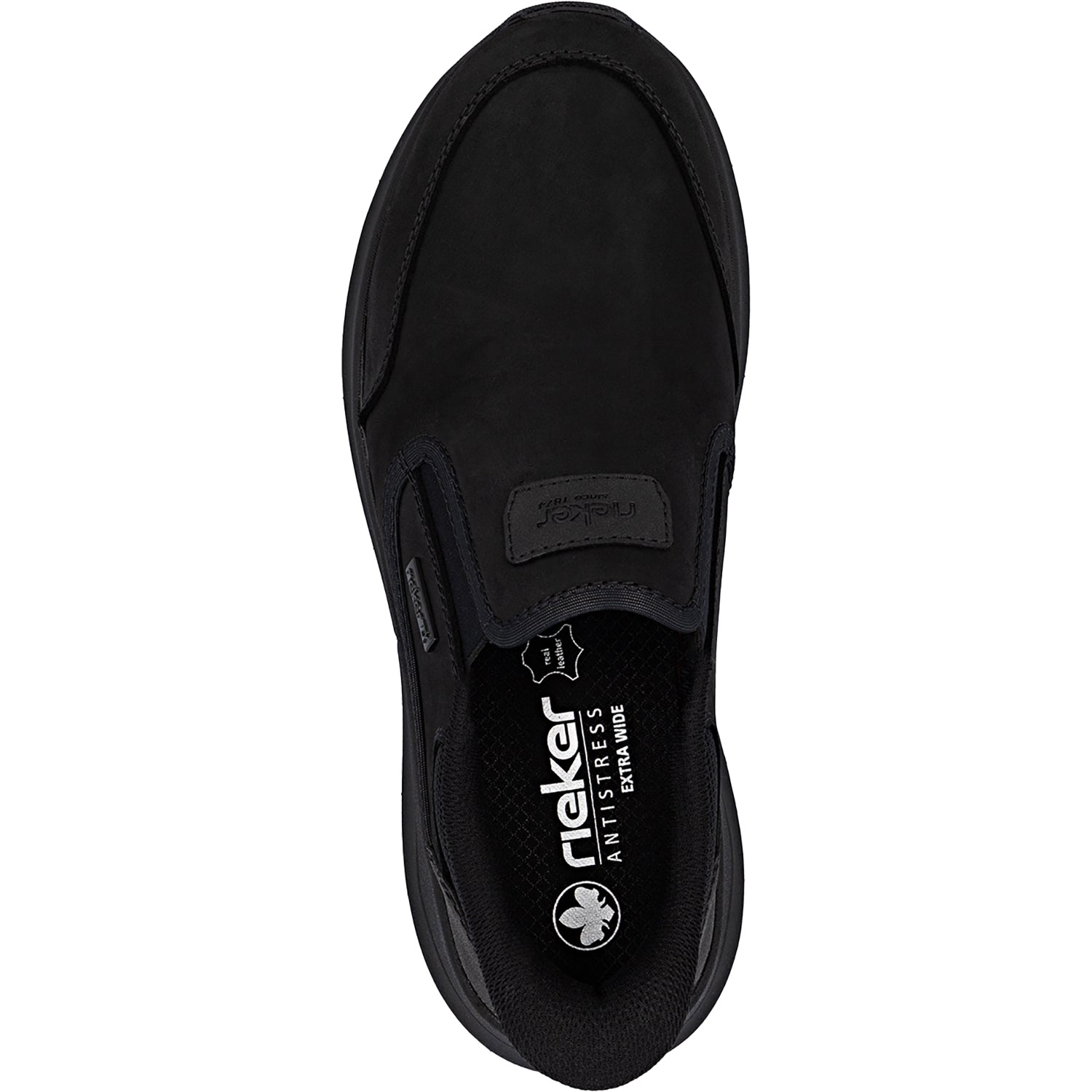 Mens Rieker Rieker 06052-00 Thorben Men's Slip Ons Schwarz/Schwarz/Schwarz Schwarz/Schwarz/Schwarz