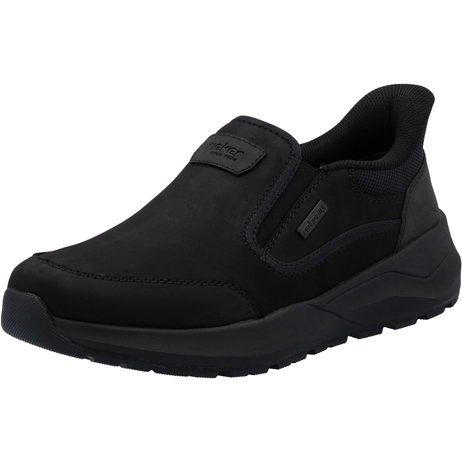 Mens Rieker Rieker 06052-00 Thorben Men's Slip Ons Schwarz/Schwarz/Schwarz Schwarz/Schwarz/Schwarz