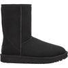 Womens Ugg Women's UGG Classic Short II Black Sheepskin Black Sheepskin
