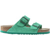 Womens Birkenstock Women's Birkenstock Arizona Soft Footbed Bold Green Bold Green Suede