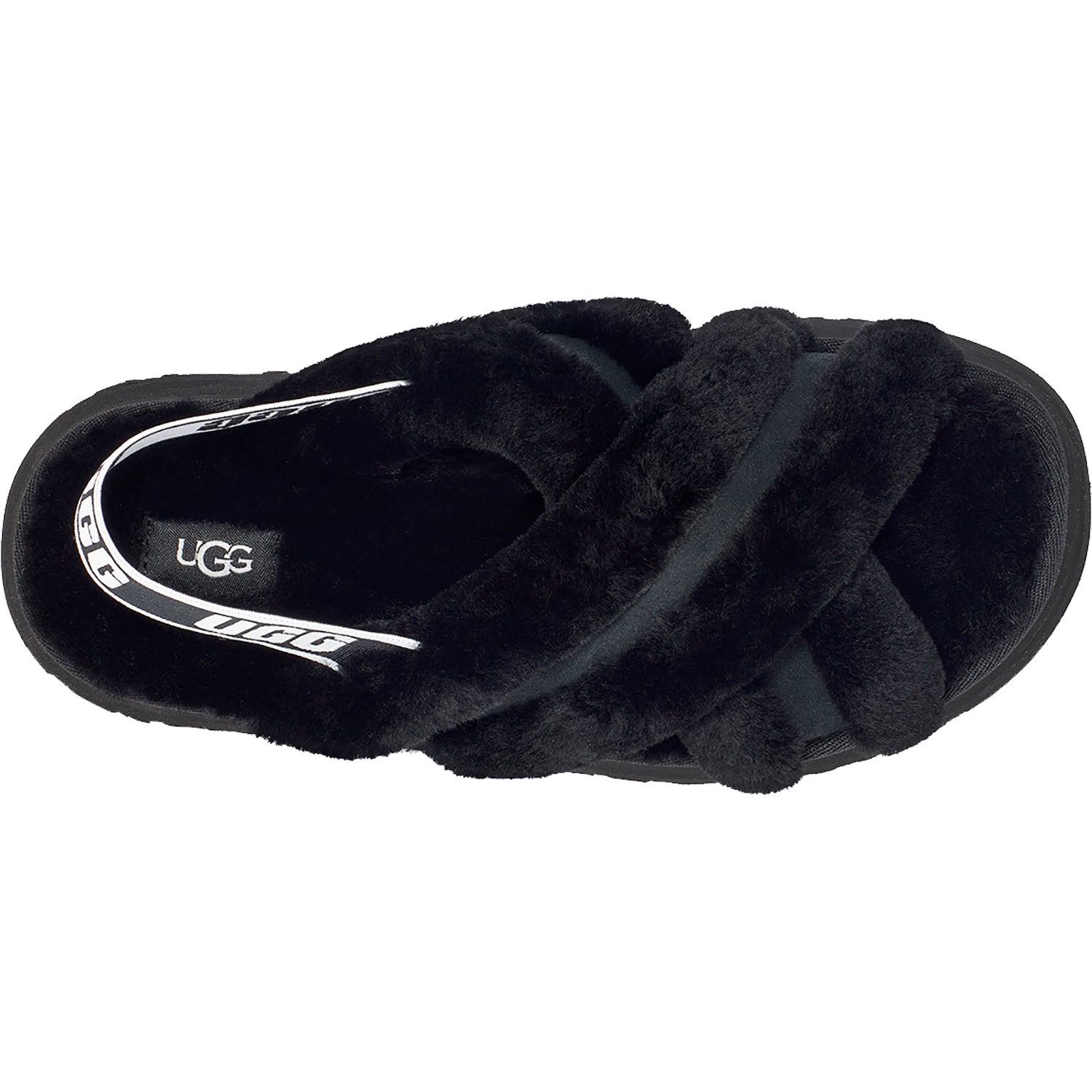 ☆人気☆【UGG】☆UGG W Disco Cross Slide☆Black☆ Women's UGG Disco Cross Slide Black Sheepskin – Footwear etc.